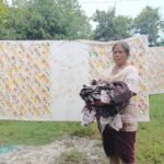 Foto : Tempat pembuatan batik IKM Tiara Batik di Desa Bakaran (Sumber : mitrapost.com/Putri Asia)