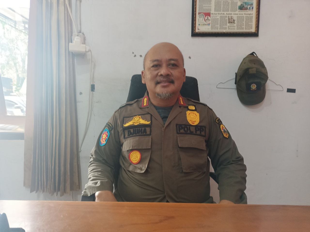 Foto : Kepala Bidang Ketertiban Umum dan ketentraman Masyarakat (Tibum Tranmas) Satpol PP Kabupaten Pati, Djuharianto Soegondo (Sumber : mitrapost.com/ Putri Asia)