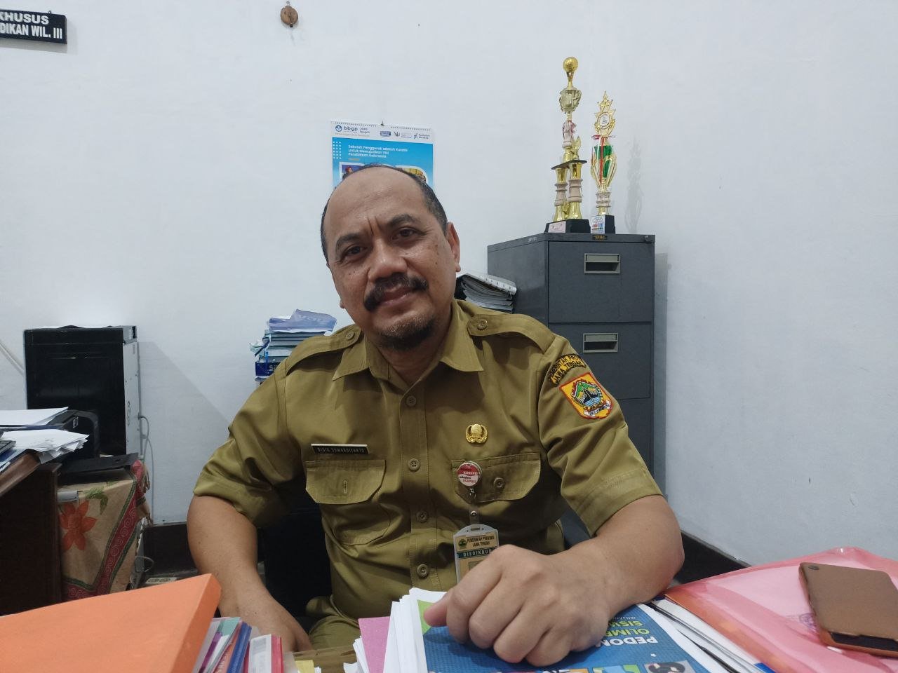 Foto : Plt. Kasi SMA/SLB Cabang Dinas Pendidikan Wilayah III, Didik Sumardiyanto (Sumber :Mitrapost.com/Putriasia)