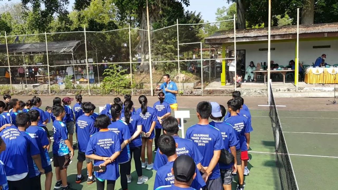 Foto: Pembukaan Kejurnas Tenis Junior di Pati (Sumber: Anwar/Mitrapost) 