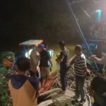 Satu ABK Kapal Terjatuh di Sungai Silugonggo, Polairut Pati Lakukan Pencarian