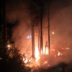 Kebakaran Hanguskan Warung Tempat Tinggal Warga di Desa Gadingrejo
