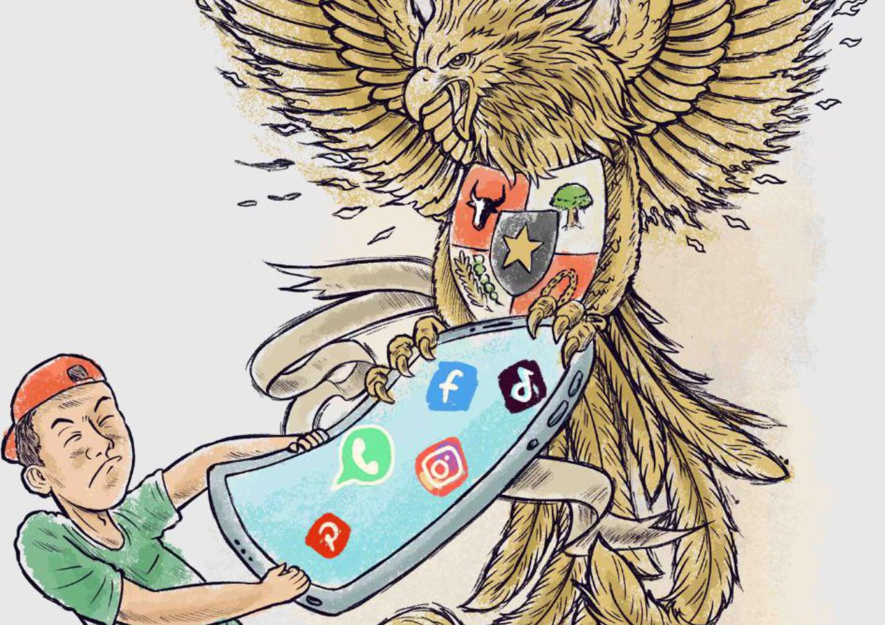 Foto : ilustrasi generasi muda pintar teknologi, tapi lemah nilai-nilai pancasila (Sumber : istimewa)