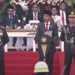 Foto: Presiden Jokowi di HUT Bayangkhara (Sumber: setkab)