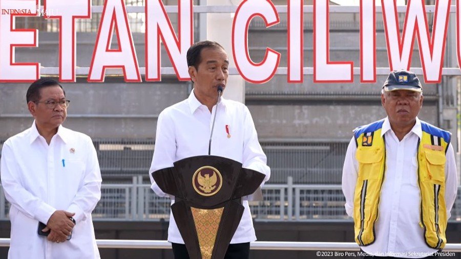 Foto: Presiden Joko Widodo resmikan Sodetan Ciliwung (Sumber: istimewa)