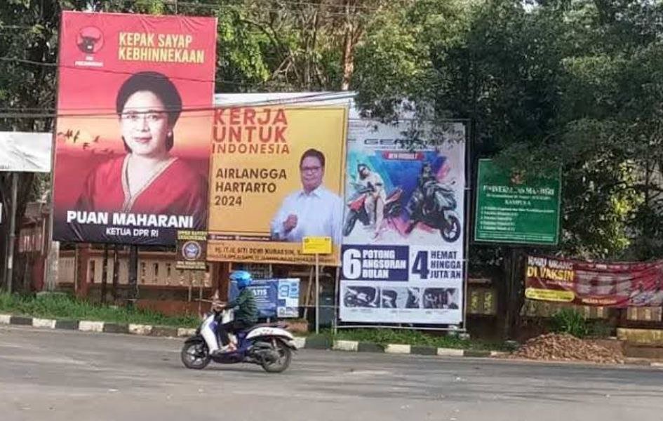 Foto : Ilustrasi baliho parpol (Sumber : Istimewa)