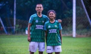 Foto : Rizka Dwi Januar pemain SSB Singonatum Pati yang berhasil masuk Timnas (Sumber : Dok. Pribadi)
