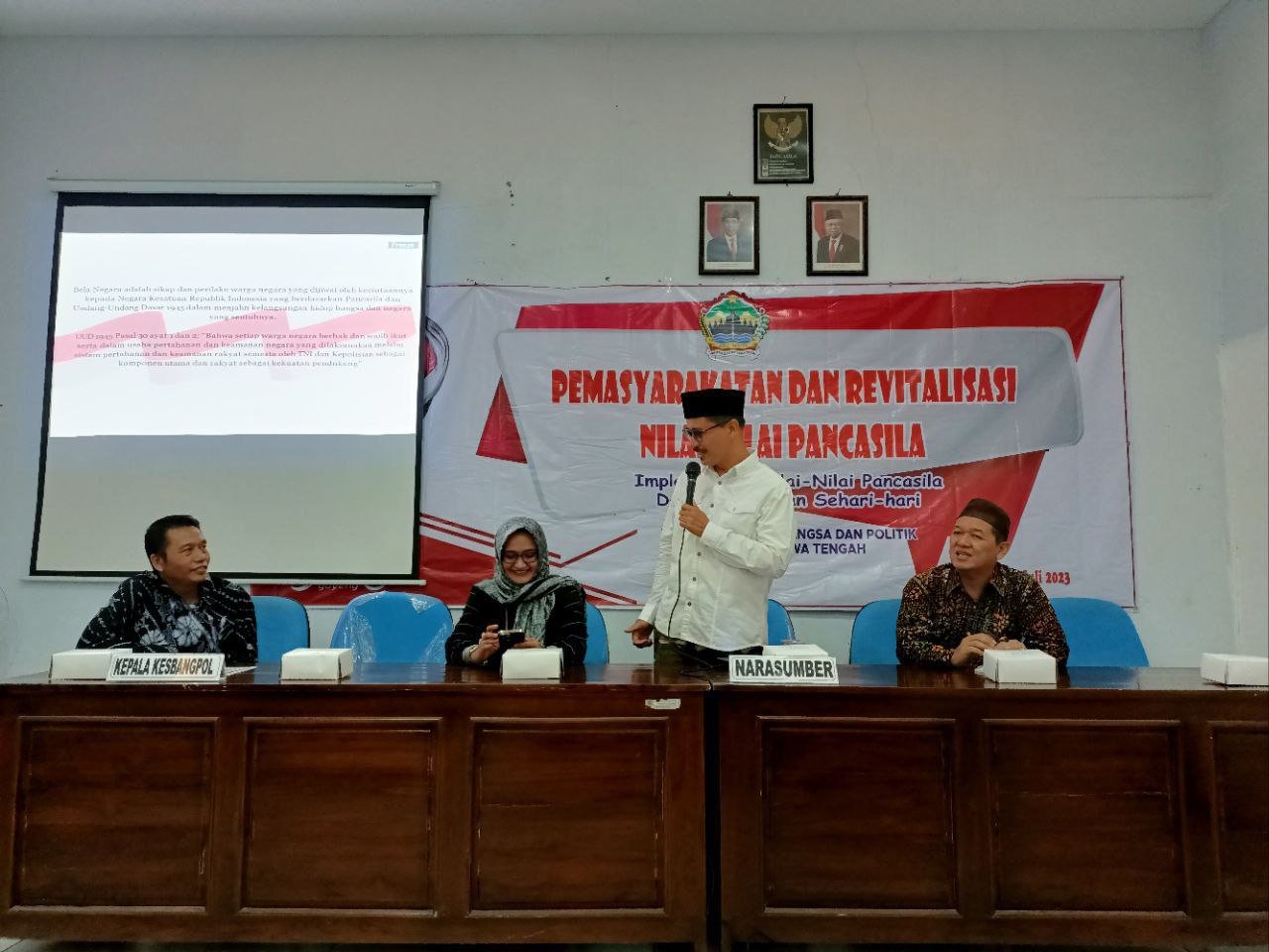 Foto : Kegiatan sosialisasi pemasyarakatan dan revitasilasi (Sumber : Mitrapost/Putri Asia)