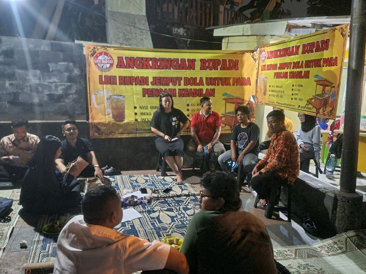 Foto: Launching angkringan Rupadi (Sumber: Istimewa)