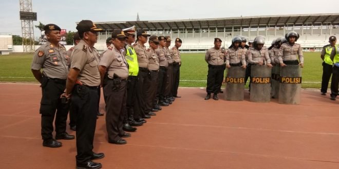 Foto: Ilustrasi polisi pengamanan pertandingan (Sumber: Polri)