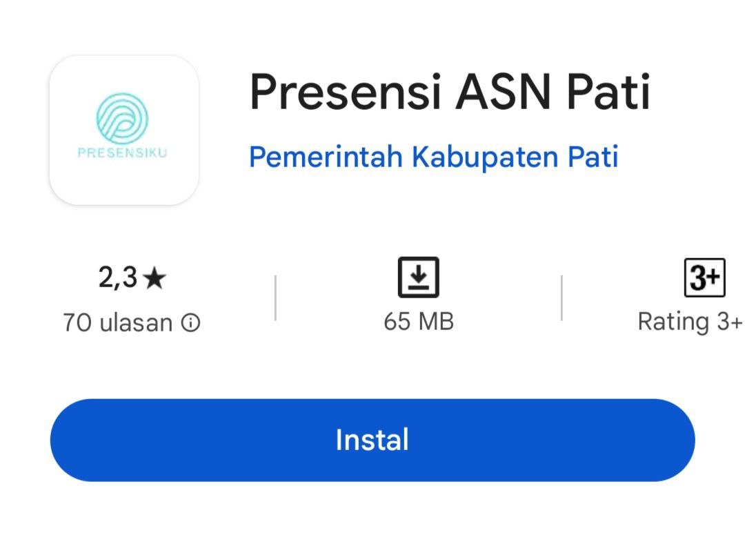 Foto : Aplikasi presensiku membantu daftar hadir para ASN (Sumber : Istimewa)
