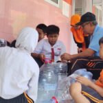 Foto : Suasana kegiatan praktek penanaman sayuran (Sumber : Dok. Sekolah)