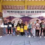 Foto : Juara kegiatan GLS bulan bahasa (Sumber : Putri Asia / Mitrapost)