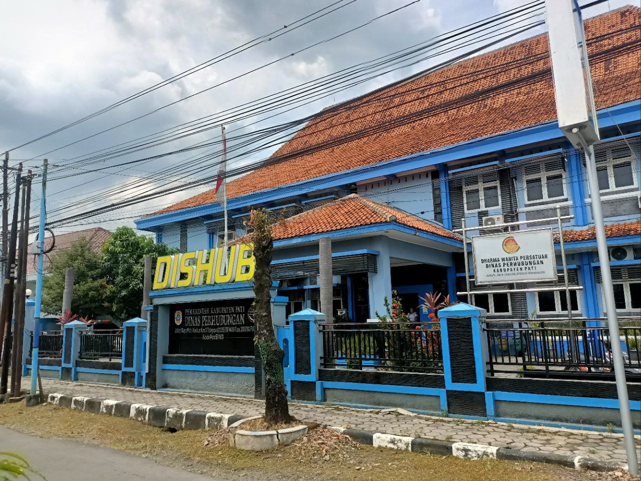 Foto : Kantor Dinas Perhubungan Kabupaten Pati (Sumber : Putri Asia / Mitrapost)