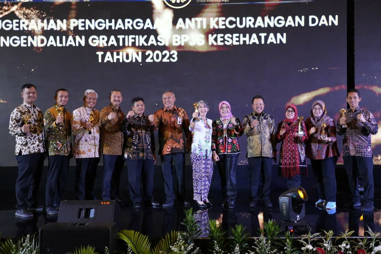 Foto: Penghargaan Anti Kecurangan dan Anti Gratifikasi BPJS Kesehatan (Sumber: istimewa)