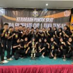 Foto : Para atlet pencak silat usai raih juara umum (Sumber : Mitrapost.com/Dok. Pelatih SHT Cabang Pati)