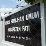 Foto : kantor KPU Kabupaten Pati (Sumber : mitrapost.com/ Asy)