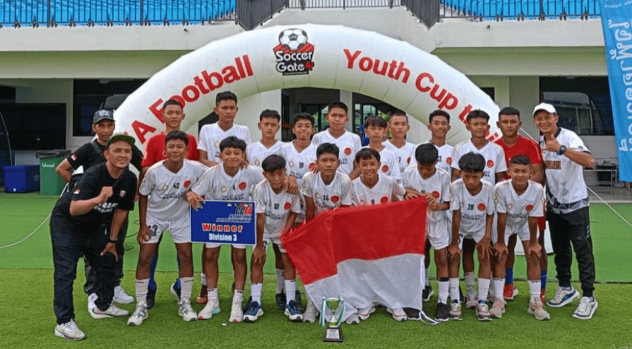 Bangga, SSB Rembang Raih Juara III CCFA International Football Tournament