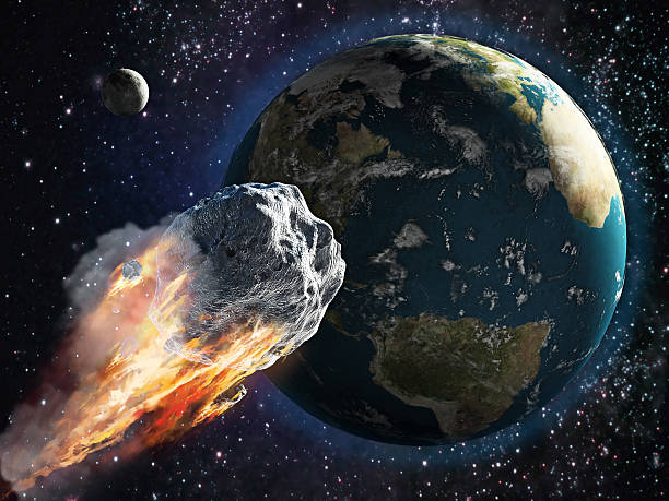 Foto: Ilustrasi asteroid menuju bumi (Sumber: istock)