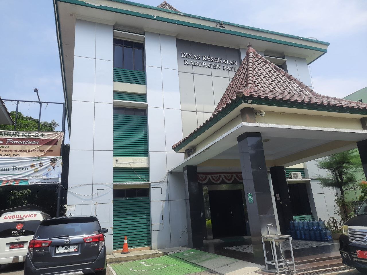 Foto: Kantor Dinas Kesehatan (Dinkes) Kabupaten Pati (Sumber: mitrapost/kafi)