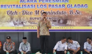 Foto: peresmian revitalisasi los Pasar Gladag, Kaliwungu (Sumber: jatengprov)