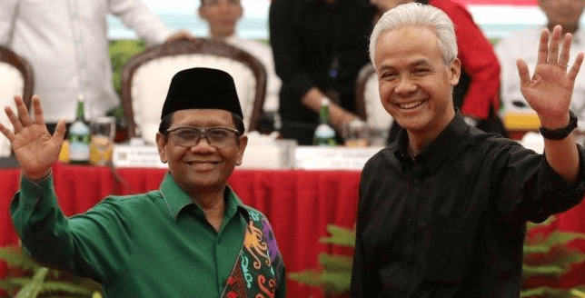 Mahfud dan Ganjar