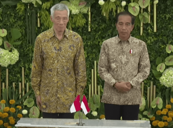 Lee Hsien Loong dan Jokowi