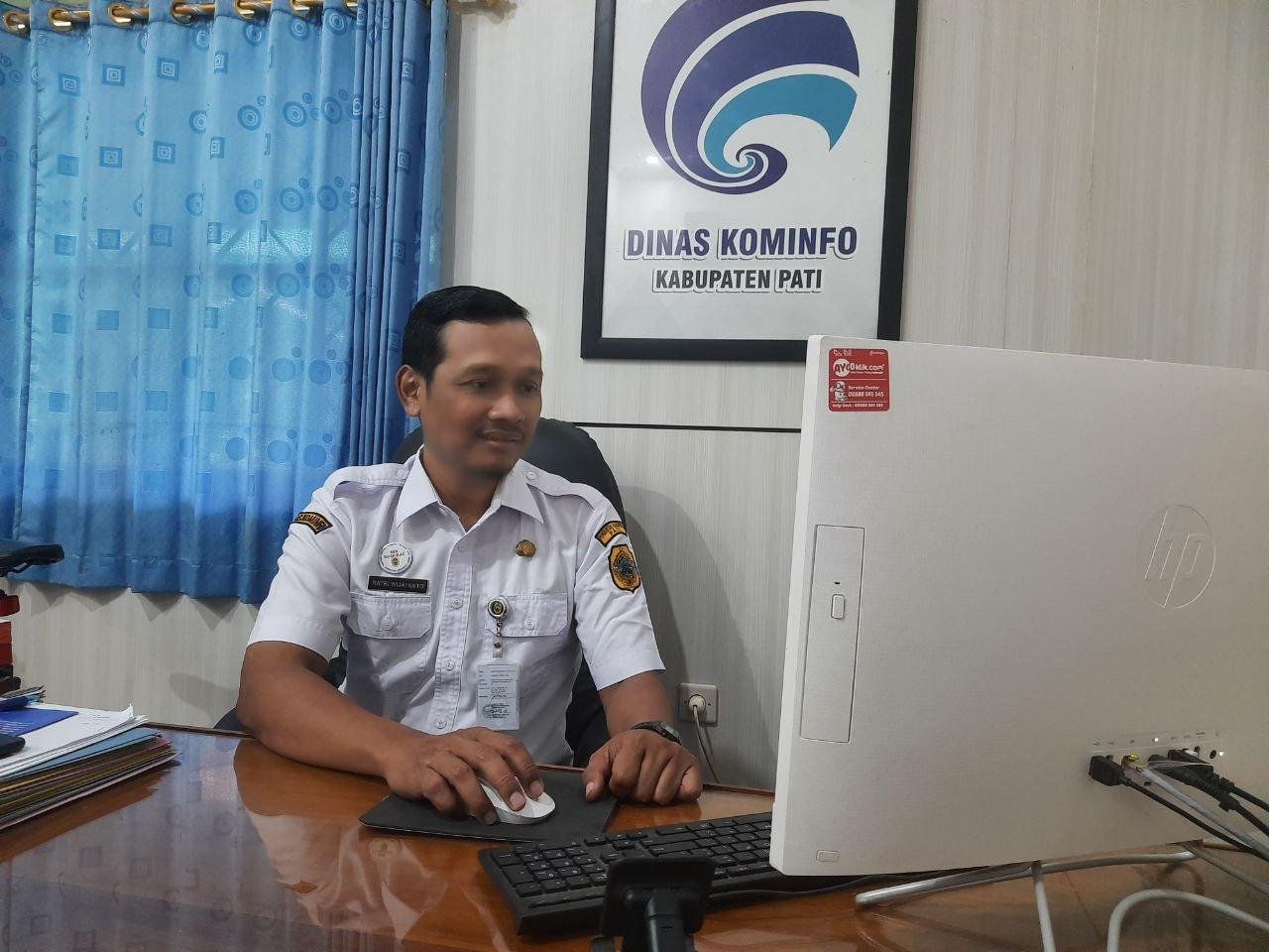 Foto: Kepala Dinas Komunikasi dan Informatika (Diskominfo) Kabupaten Pati, Ratri Wijayanto (Sumber: mitrapost/kafi)