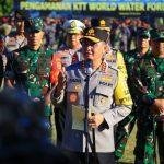 Foto: TNI-Polri Gelar Apel Pasukan Pengamanan World Water Forum Ke-10 di Bali (Sumber: polri)