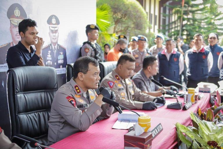 Foto: Konferensi Pers di Polresta Magelang (Sumber: polres rembang) Foto: Konferensi Pers di Polresta Magelang (Sumber: polres rembang)