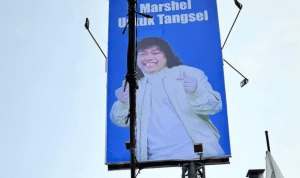 Kemunculan Baliho ‘Marshel untuk Tangerang Selatan’