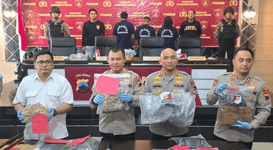 Foto: Konferensi pers pengeroyokan di Sukolilo Pati (Sumber: Istimewa)