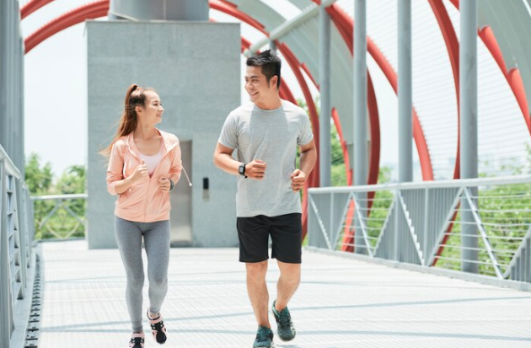 jogging