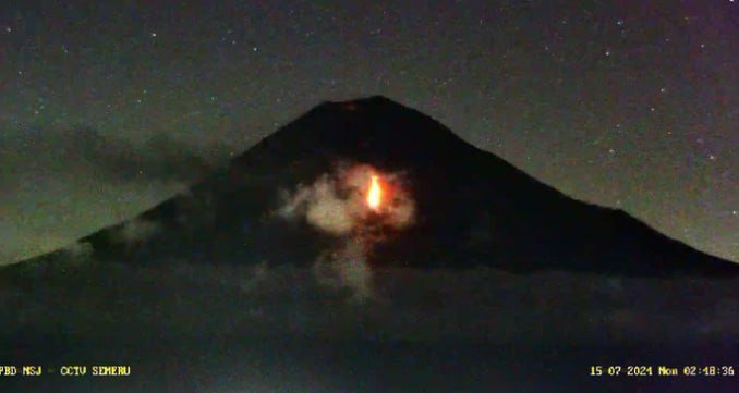 Erupsi Gunung Semeru (Dok. Istimewa)
