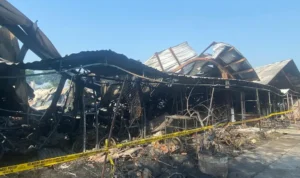 pasar babe kudus terbakar