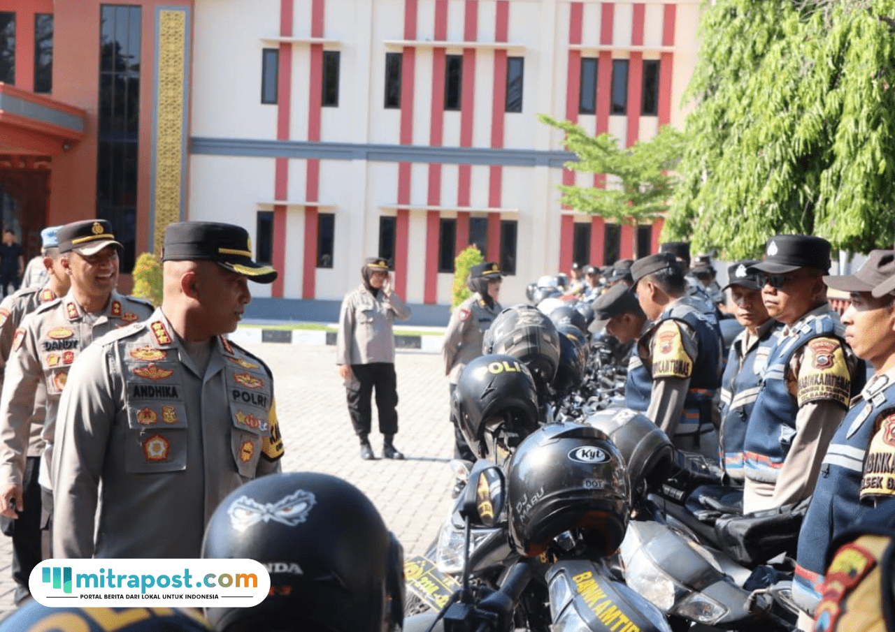 Dalam Rangka Cipta Kondisi Pilkada 2024, Polresta Pati Gelar Apel Bhabinkamtibmas