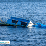 kapal nelayan Terbalik