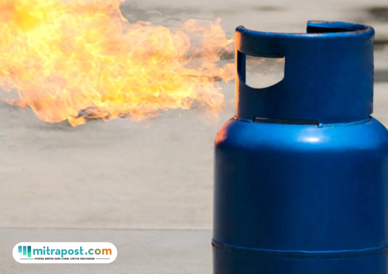 Ilustrasi ledakan tabung gas/istock