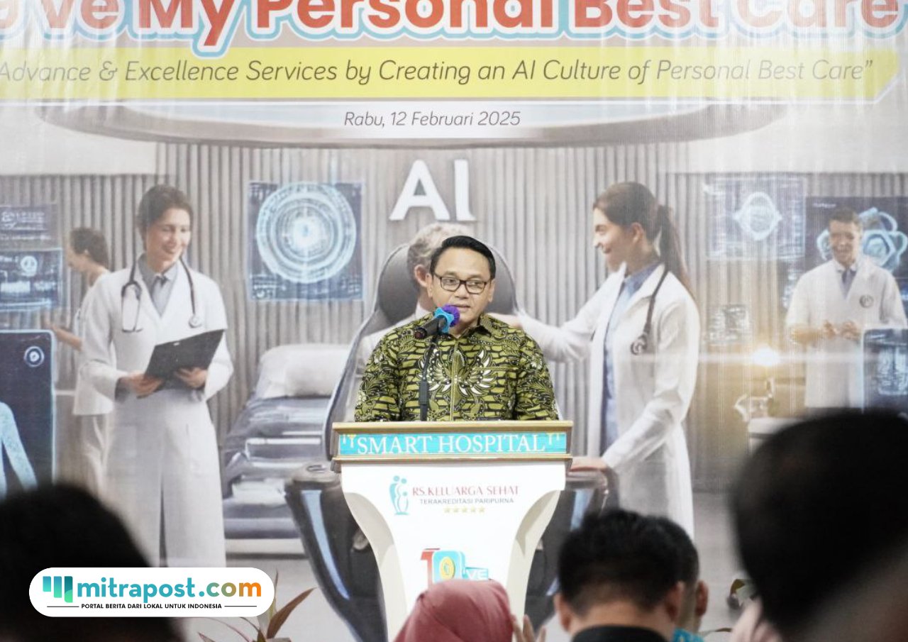 Foto : Wakil Bupati Pati terpilih saat sambutan di RS KSH Pati. (Sumber. Mitrapost.com/Humas (https://mitrapost.com/Humas) Pemkab Pati)