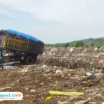 Foto : Menggunung tumpukan sampah di TPA Sukoharjo Kecamatan Margorejo Pati, belum lama ini. (Sumber. Mitrapost.com/ Ilham)