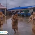Video joget kepala sekolah dan guru /tangkapan layar