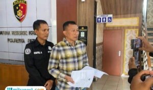 Foto: Kasat Reskrim Polresta Pati AKP Heri Dwi Utomo saat dikonfirmasi oleh awak media (Mitrapost.com/ Polresta Pati)