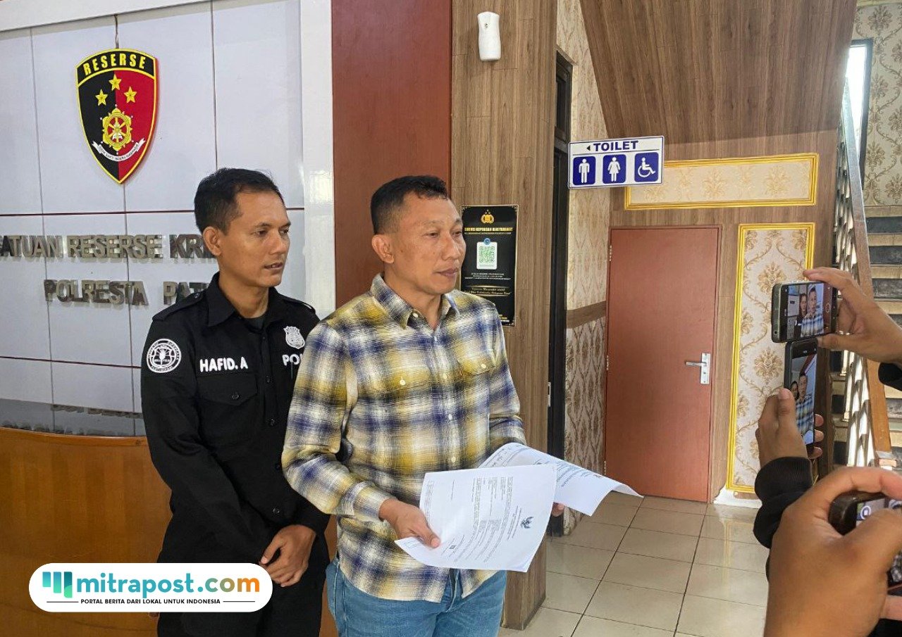 Foto: Kasat Reskrim Polresta Pati AKP Heri Dwi Utomo saat dikonfirmasi oleh awak media (Mitrapost.com/ Polresta Pati)