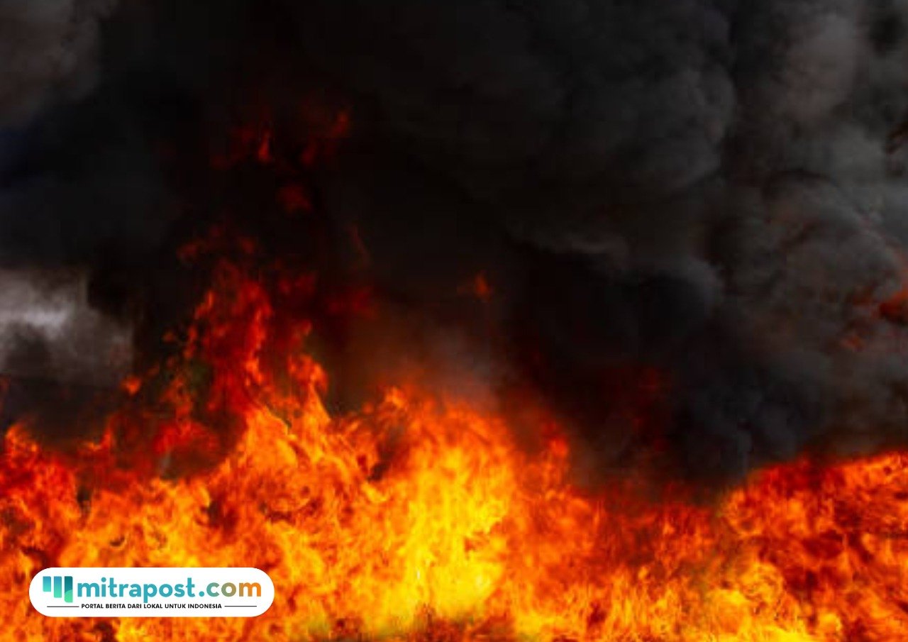 kebakaran-kapal-tanker Kapal Tanker CPO Terbakar di Galangan Tanjung Uncang Kepulauan Riau, 4 Meninggal Dunia