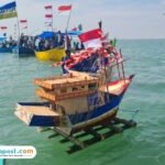Foto: suasana sedekah laut di Desa Pecangaan, Kecamatan Batangan, Kabupaten Pati, Kamis (17/7/2025) (Mitrapost.com/ dok pribadi)