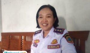 Foto : Kepala Bidang Pengendalian dan Operasional (Dalops) Dinas Perhubungan Kabupaten Pati, Nita Agustiningtyas. (Sumber. Mitrapost.com/ Ilham)