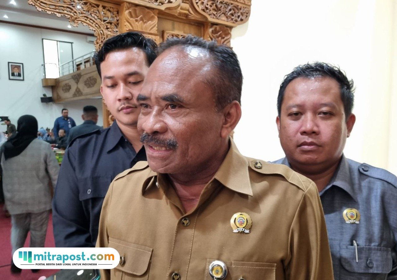 Foto: Ketua Fraksi PDI Perjuangan DPRD Kabupaten Pati, Suyono saat dikonfirmasi oleh awak media (Mitrapost.com/ Kafi)