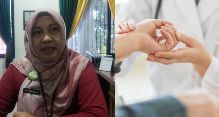 Foto : Kepala Bidang Kesehatan Masyarakat Dinkes Kabupaten Pati, Etty Irrianingrum (kiri) (Sumber. Mitrapost.com/ Ilham)