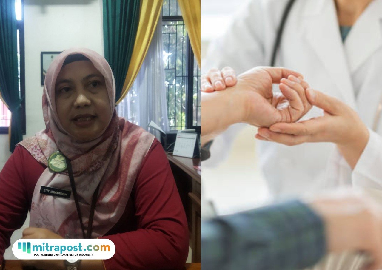 Foto : Kepala Bidang Kesehatan Masyarakat Dinkes Kabupaten Pati, Etty Irrianingrum (kiri) (Sumber. Mitrapost.com/ Ilham)