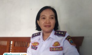 Foto : Kepala Bidang Pengendalian dan Operasional (Dalops) Dishub Kabupaten Pati, Nita Agustiningtyas. (Sumber. Mitrapost.com/ Ilham)